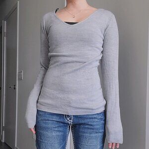 Lavon V-Neck Vintage Y2k Fitted Knit